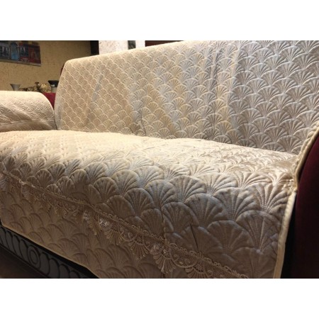 طقم وجوه - وجه كنب مخمل دانتيل ارضية مع ظهر مع يد كامل 9 مقاعد