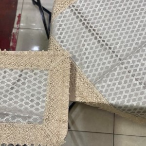 شرشف طاولة وسط + 4 وجه اسكمله خلية نحل شرشف طاولة وسط + 4 وجه اسكمله خلية نحل