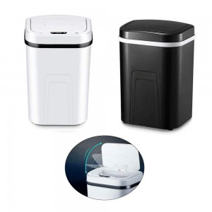 سلة مهملات لمس الكترونية 15 لتر - لون اسود سلة مهملات لمس الكترونية 15 لتر - لون اسود