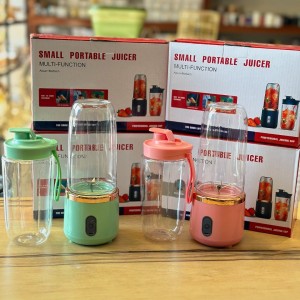 خلاط كوكتيل 520مل مع شيكر لاسلكي شاحن type-c