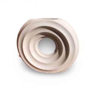 فازة سيراميك بوهيمي باونتي دوائر داخلية مستويات متعددة اوفوايت / اسود