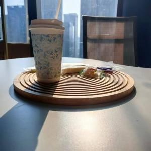 لوح خشب بامبو ديكور - كوستر خشب بامبو محفر مدور حلقات حجم كبير لوح خشب بامبو ديكور - كوستر خشب بامبو محفر مدور حلقات حجم كبير