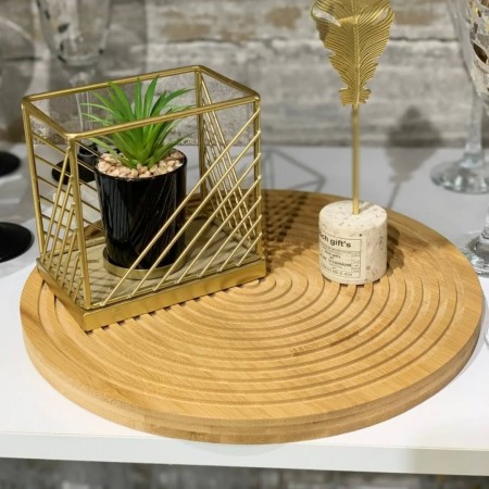 لوح خشب بامبو ديكور - كوستر خشب بامبو محفر مدور حلقات حجم كبير لوح خشب بامبو ديكور - كوستر خشب بامبو محفر مدور حلقات حجم كبير