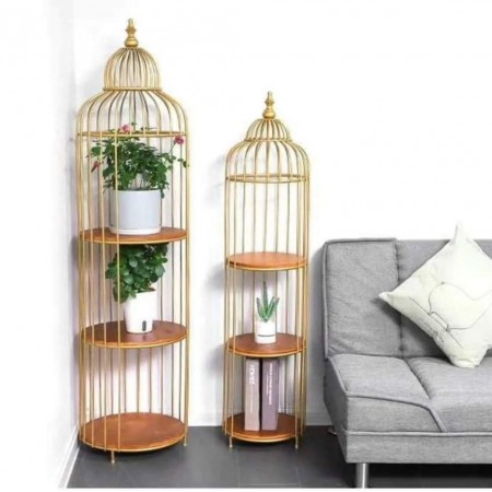 طقم قفص زواية 2 قطعة ذهبي مع وجه خشب 3 دور طقم قفص زواية 2 قطعة ذهبي مع وجه خشب 3 دور