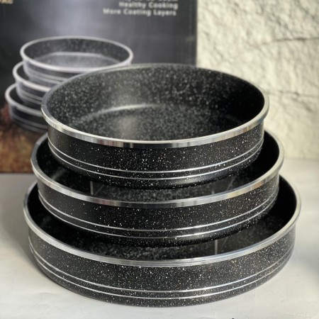 طقمصواني جرانيت ثقيل حفة فضي حزين فضي 3 قطع مقاسات 30-34-38 سم طقمصواني جرانيت ثقيل حفة فضي حزين فضي 3 قطع مقاسات 30-34-38 سم