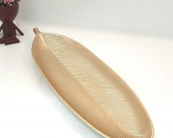 جاط / مضيفة / صينية صحن تقديم فواكه / كاندي اكريليك ذهبي اشكال 