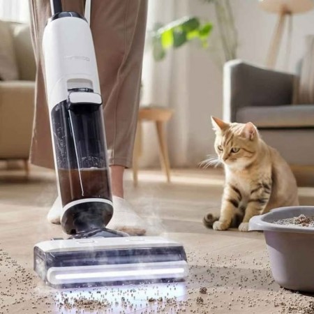 جهاز / ماكينة مكنسه كهربائيه شطف الارض مع عصا متنقله DSP 3 IN 1 USB 2600mAh