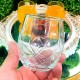 طقم كاسات عصير مضلع مكور من الاسفل معينات 6 قطع زجاج مصري IZMIR JUICE TUMBLER