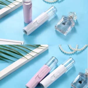 مبخرة الكترونية للجيب / السيارة شكل اسطواني مع باور بانك 