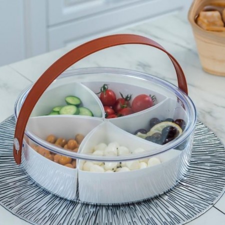 مضيفة تقديم كاندي اكريليك مقطع مع غطاء وحمالة مثلثات 6 قطع تفضيل كاندي / مكسرات مضيفة تقديم كاندي اكريليك مقطع مع غطاء وحمالة مثلثات 6 قطع تفضيل كاندي / مكسرات