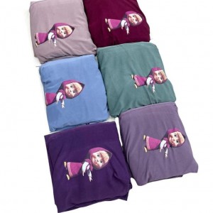 ملابس صلاة للاطفال من سنة لغاية 5 سنوات لايكرا سادة