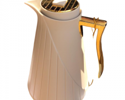 دلة ثيرموس بيج مذهب كاروهات عمودية مع مثلث في الخلف كبسة مستطيل في الأعلى تيرموس قهوة 1 لتر I82407-1.0-L-BG دلة ثيرموس بيج مذهب كاروهات عمودية مع مثلث في الخلف كبسة مستطيل في الأعلى تيرموس قهوة 1 لتر I82407-1.0-L-BG