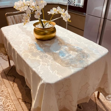 شرشف سفره ملوكي كرتونة 140 × 220 سم