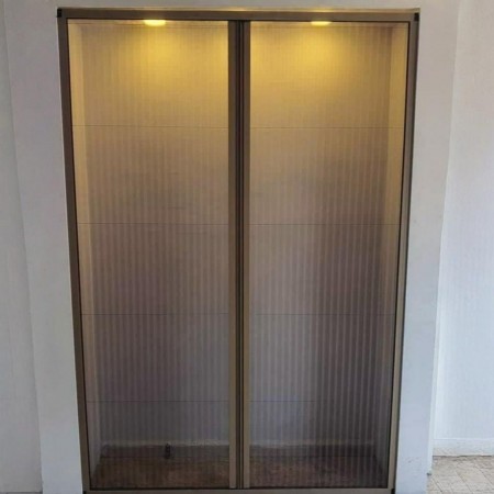 تفصيل ابواب شبك منخل مع حلق لون اسود