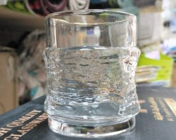 طقم كاسات عصير زجاج قاع مبزر نافر مع حيف ذهبي ١٢ كاسة KX2243 B طقم كاسات عصير زجاج قاع مبزر نافر مع حيف ذهبي ١٢ كاسة KX2243 B