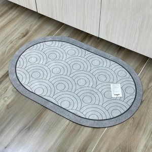 دعسه مدخل جلد مع خيشو كاروهات عرضي مقاس 50 × 80 سم