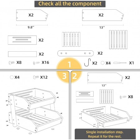 ستاند / سلة تقديم فواكه خشب بامبو 2 رف مقاس 27 × 27 ارتفاع 23 سم ستاند / سلة تقديم فواكه خشب بامبو 2 رف مقاس 27 × 27 ارتفاع 23 سم
