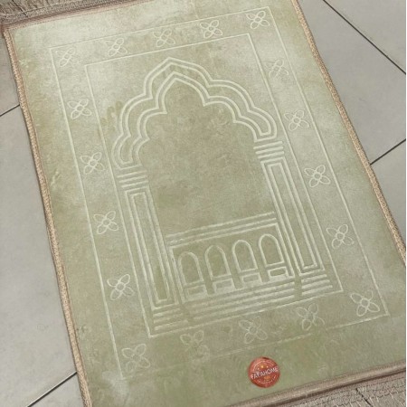 سجادة صلاة مخمل سادة مبطن طبيه مع ارضية لاصقة / مصليه طبية سجادة صلاة مخمل سادة مبطن طبيه مع ارضية لاصقة / مصليه طبية