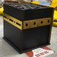 مبخرة من بديل الخشب شكل الكعبة مع زخارف cnc مذهبة