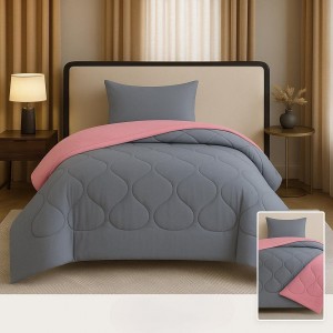 طقم لحاف مفرد 3 قطع سادة دبل فيس طقم لحاف مفرد 3 قطع سادة دبل فيس