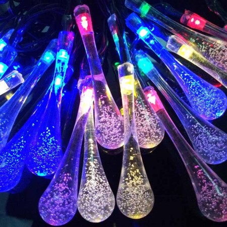 زينه رمضان/ حبل اضائة بطارية شكل دمعة 3 متر