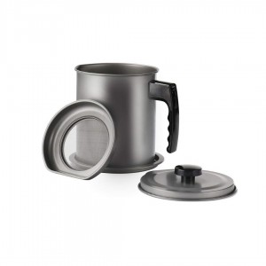 ابريق زيت معدن مع فلتر مصفاة 1.7 لتر