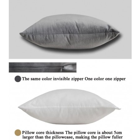 قرن مخمل سادة 45 × 45 لون اخضر فسفوري