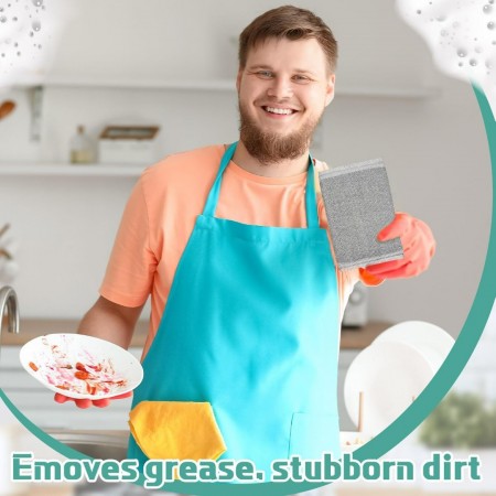 طقم ليفة جلي 4 قطع خريص سلفر ZIMGIHUN