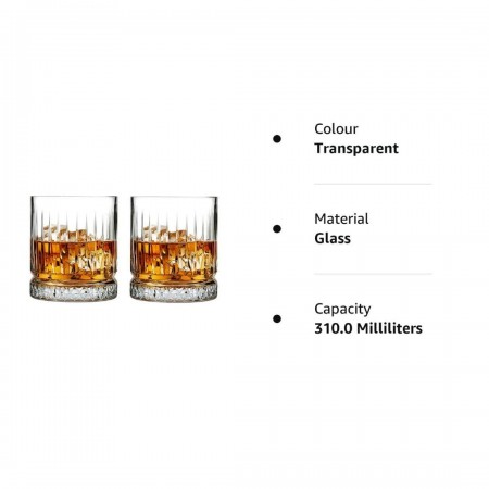 كاس عصير 320 مل 12 قطعه مزخرف مع حز زهري من الاعلى موديل 067/L12-JB 