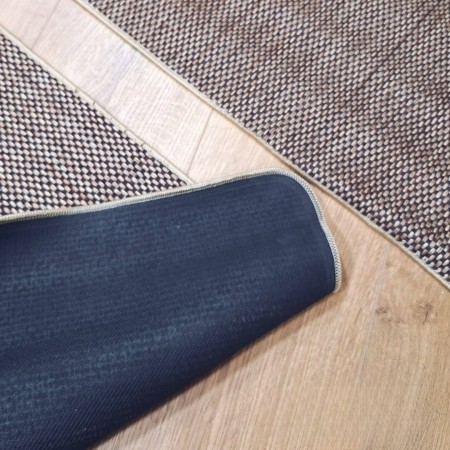 دعسة سادة جينز ارضية جلد مقاس 60×90 سم