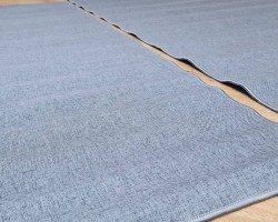 دعسة سادة جينز ارضية جلد مقاس 60×90 سم