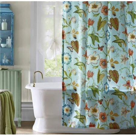 ستائر حمام وتر بروف مطبع مقاس 180 × 180