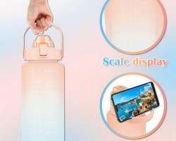 مطرة مياه 3 قطع ملونة 2 لتر - مياه شيكر