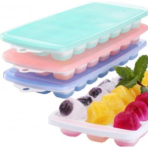 قالب ثلج 21 عين سيليكون بدون غطاء بلاستيك 