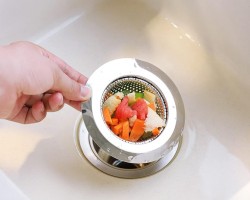 كرت مصفاة مجلى امريكي ستانلس قطعتين 7 + 9 سم