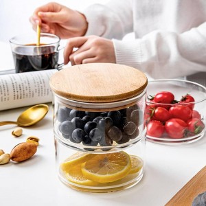 طقم علب مكسرات 4 طبفات زجاج K50-12 طقم علب مكسرات 4 طبفات زجاج K50-12