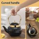 ابريق شاي ستانلس اسود محزز 1.2لتر KETTLE ابريق شاي ستانلس اسود محزز 1.2لتر KETTLE