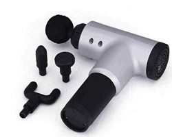 جهاز / ماكينة فرد - مسدس ندليك / مساج صغير 4 رؤوس USB MASSAGE GUN 