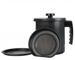 ابريق زيت معدن مع فلتر مصفاة 1.4 لتر