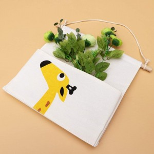 سلة تعليق قماش جيبات برسومات سلة تعليق قماش جيبات برسومات