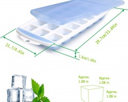 قالب ثلج 21 عين سيليكون بدون غطاء بلاستيك 