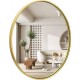 مراه بيضاوي اطار ذهبي اكريليك 60 × 45 سم