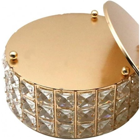 طقم علبة تفضيل معدن ذهبي بيوتر مرصع بزجاج سترص + 2 مكتة متكة ذهبي معينات مائل طقم علبة تفضيل معدن ذهبي بيوتر مرصع بزجاج سترص + 2 مكتة متكة ذهبي معينات مائل