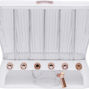 منظم حبوب / بقوليات اكرليك مع مكيال علبة 6 عين منظم حبوب / بقوليات اكرليك مع مكيال علبة 6 عين