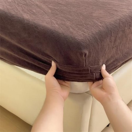 ملف مخمل مفرد ونص 120سم