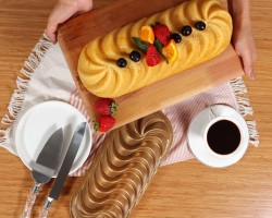 قالب كيك جرانيت ثقيل بيضاوي