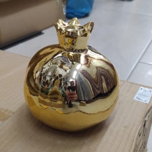 قوار مذهب سيراميك شكل رمان حجم كبير