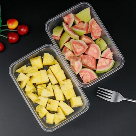 طقم تبروير بلاستيك شفاف مع غطاء محكم الاغلاق 3 قطع مربع / مستطيل طبروير طقم تبروير بلاستيك شفاف مع غطاء محكم الاغلاق 3 قطع مربع / مستطيل طبروير