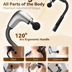 ماكينة فرد مساج شكل عصا مع 4 رؤوس شحن USB من FASCIAL GUN ماكينة فرد مساج شكل عصا مع 4 رؤوس شحن USB من FASCIAL GUN