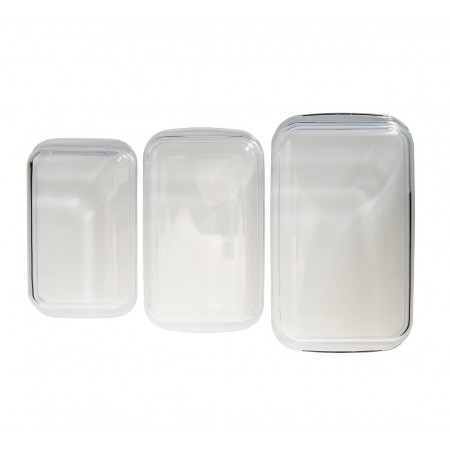 صواني بايركس حراري 3 قطع توفيلينا مستطيل احجام 1 / 1.6 / 2 لتر Tefolina صواني بايركس حراري 3 قطع توفيلينا مستطيل احجام 1 / 1.6 / 2 لتر Tefolina